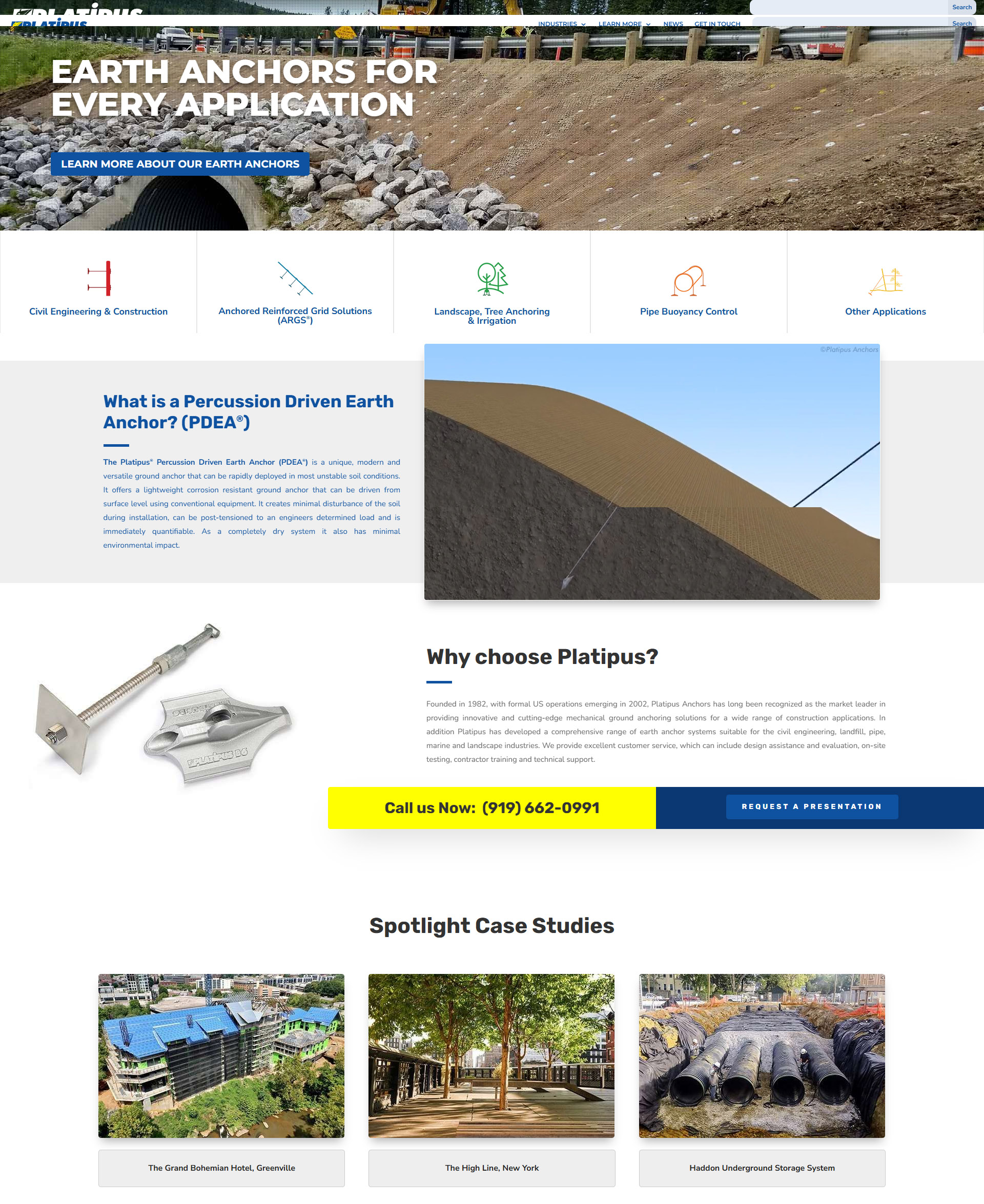 Platipus Anchors USA – Website Development & Marketing Assets