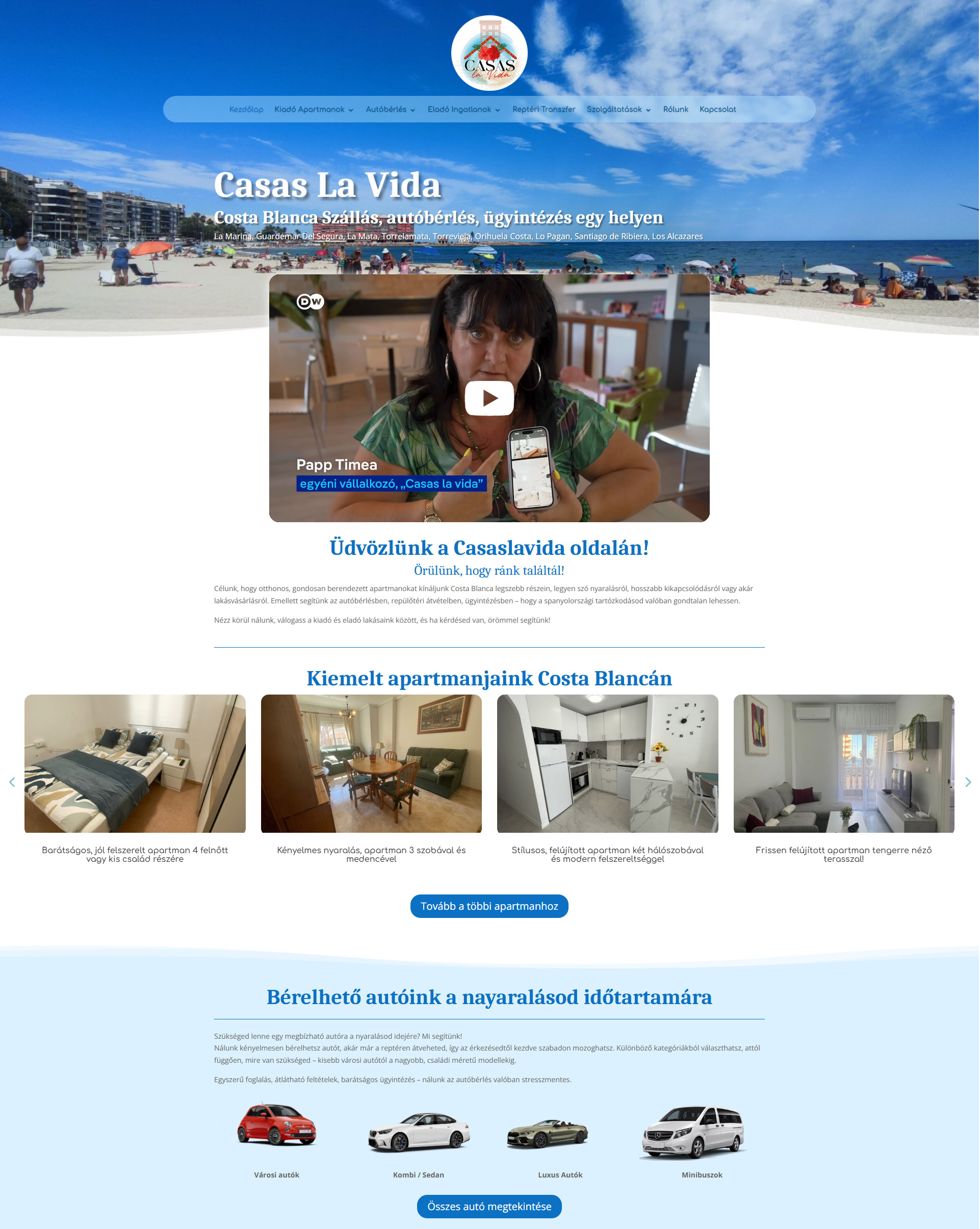 Casas La Vida – Property Management Website